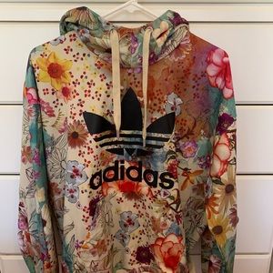 Floral Adidas Hoodie